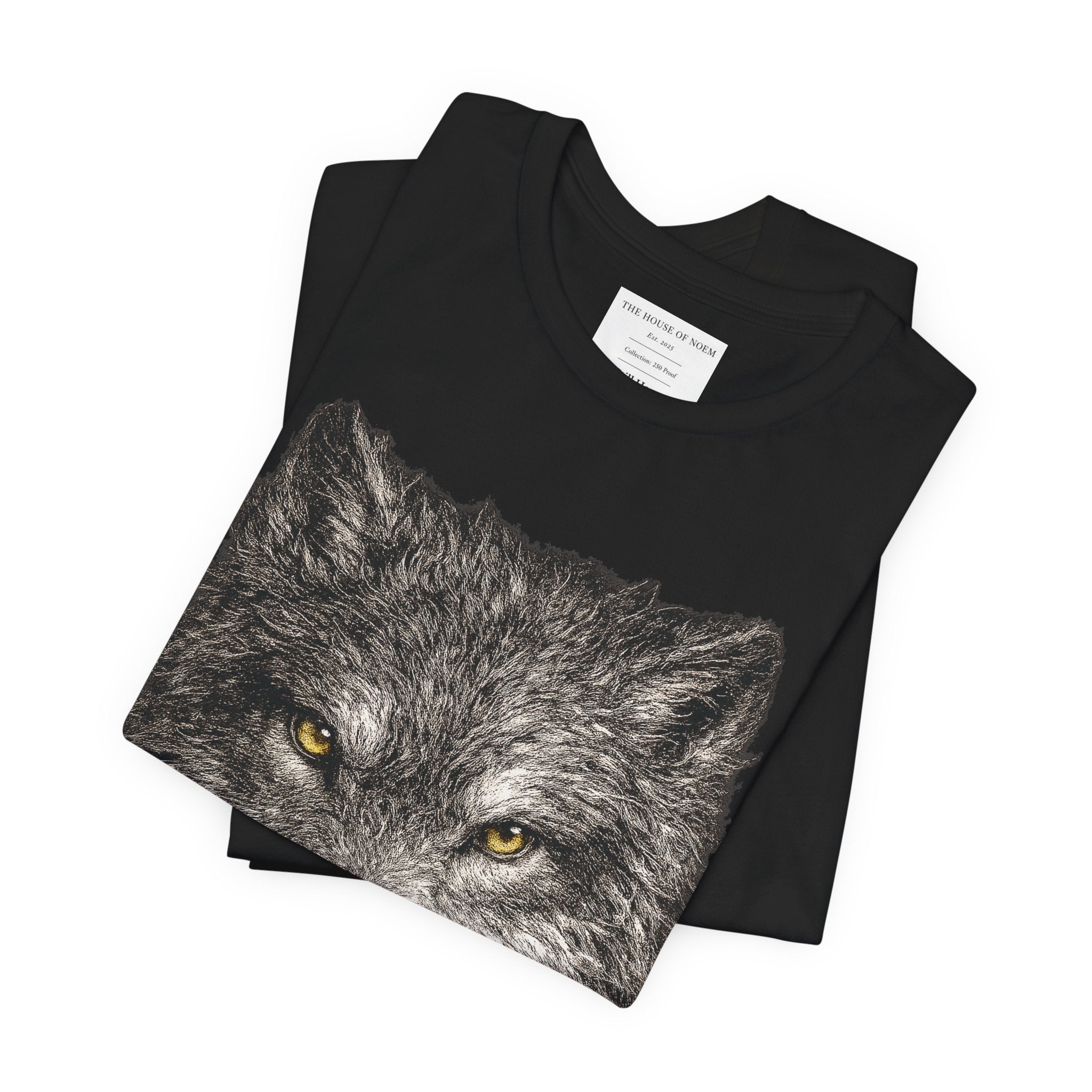 Gray Wolf Shirt - Wildlife Art - Pen and Ink - Wolf Gift - Still Here