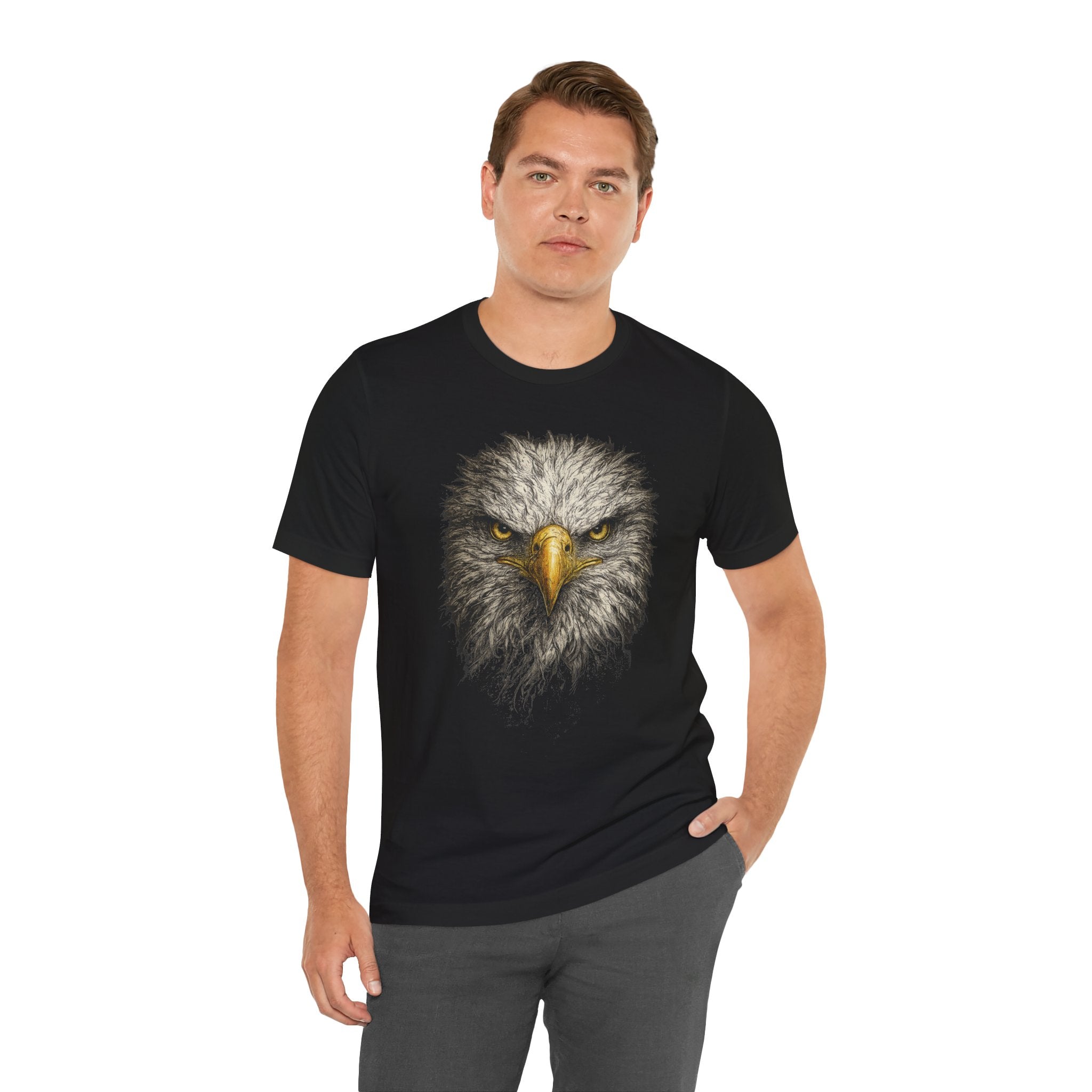 Bald Eagle Shirt - Wildlife Art - Pen and Ink - Bird of Prey Gift - Still Here