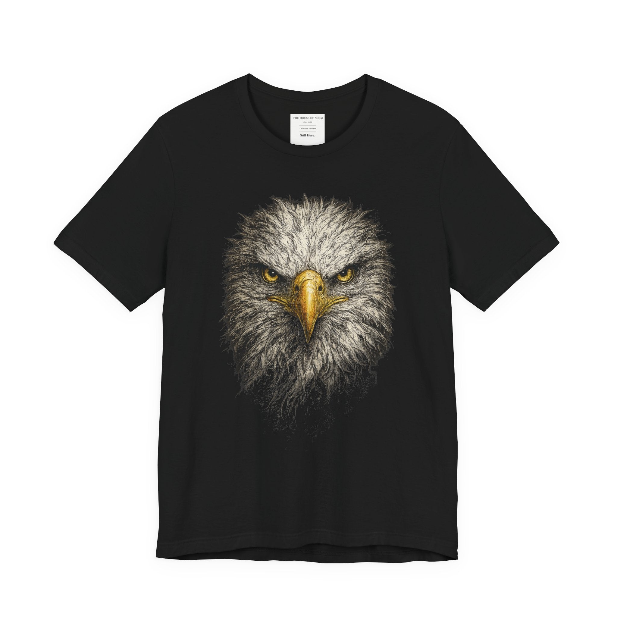 Bald Eagle Shirt - Wildlife Art - Pen and Ink - Bird of Prey Gift - Still Here