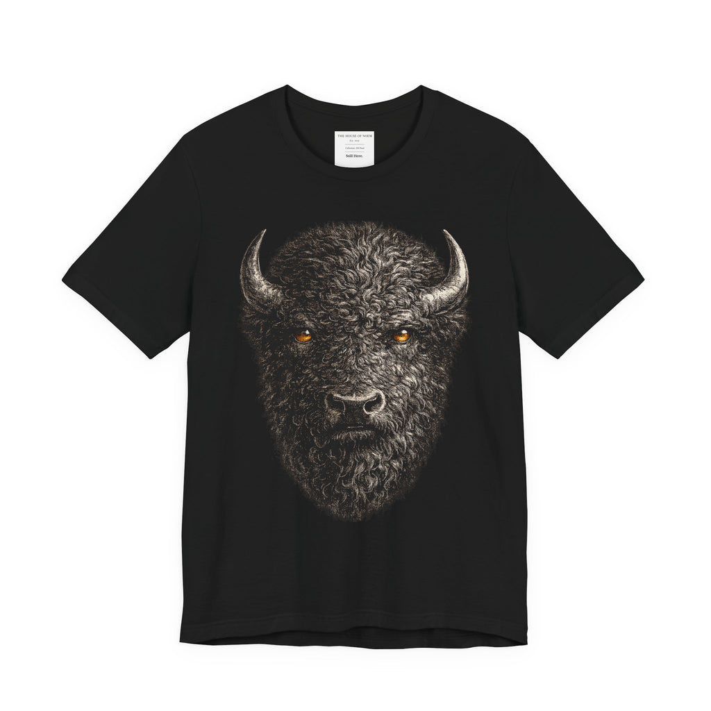 American Bison Shirt - Wildlife Art - Still Here - America 250 - 1776 2026