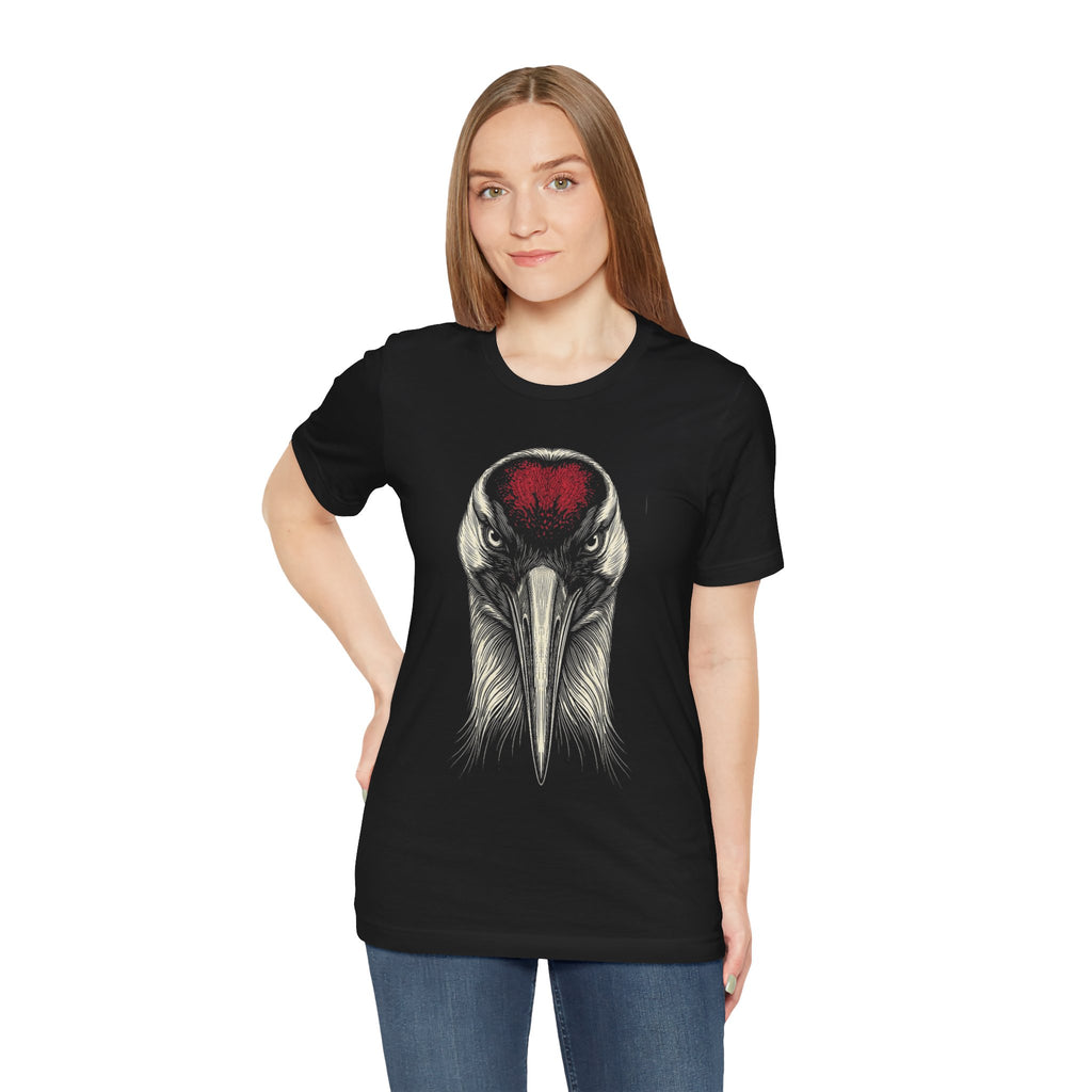 Whooping Crane Shirt - Wildlife Art - Pen and Ink - Bird Gift - Still Here