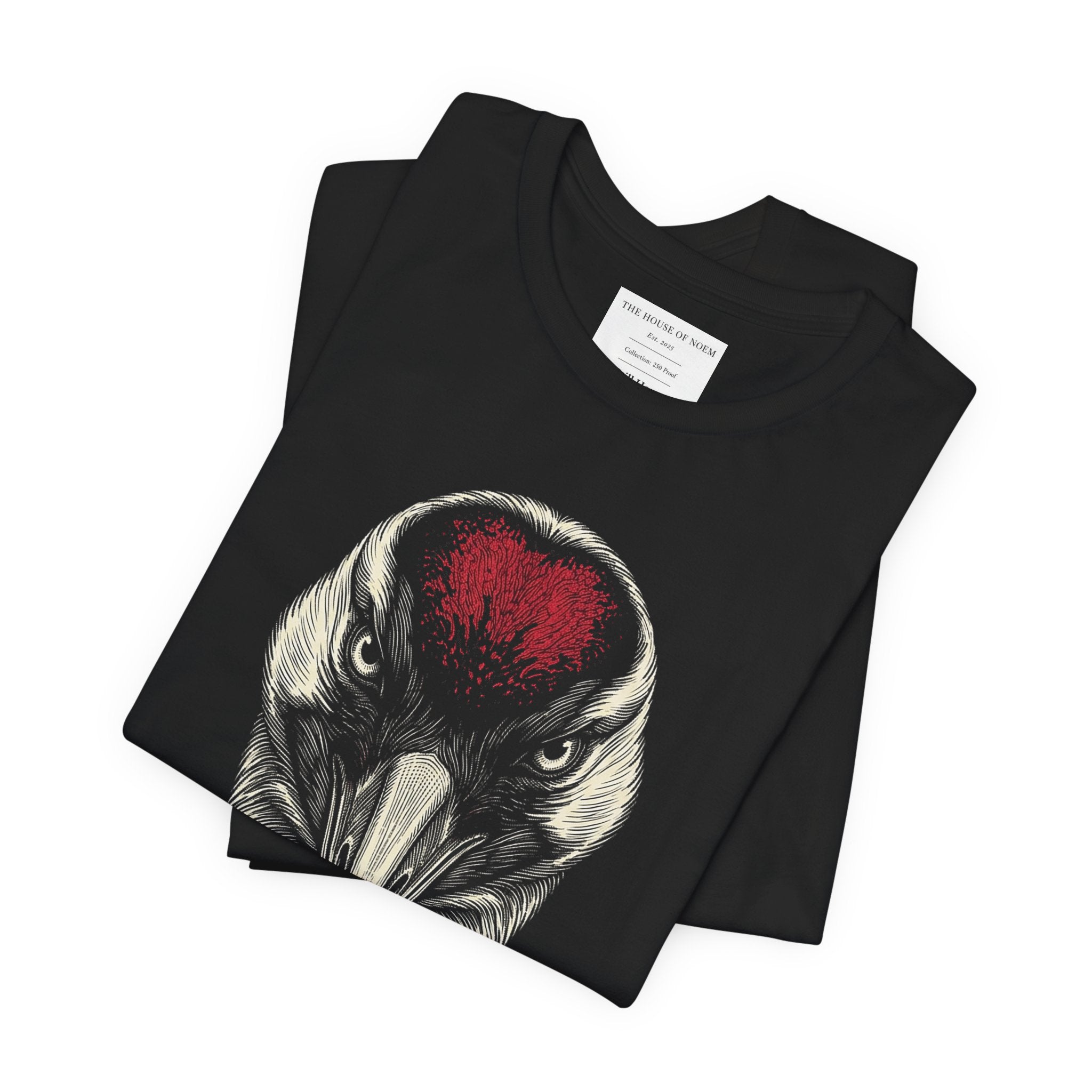 Whooping Crane Shirt - Wildlife Art - Pen and Ink - Bird Gift - Still Here