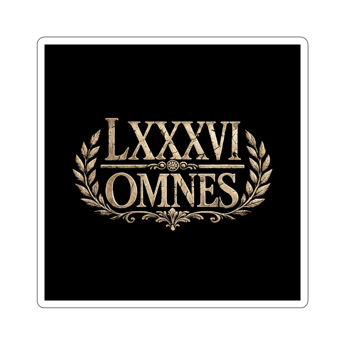 LXXXVI OMNES - Die-Cut Sticker