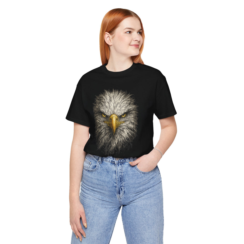 Bald Eagle Shirt - Wildlife Art - Pen and Ink - Bird of Prey Gift - Still Here