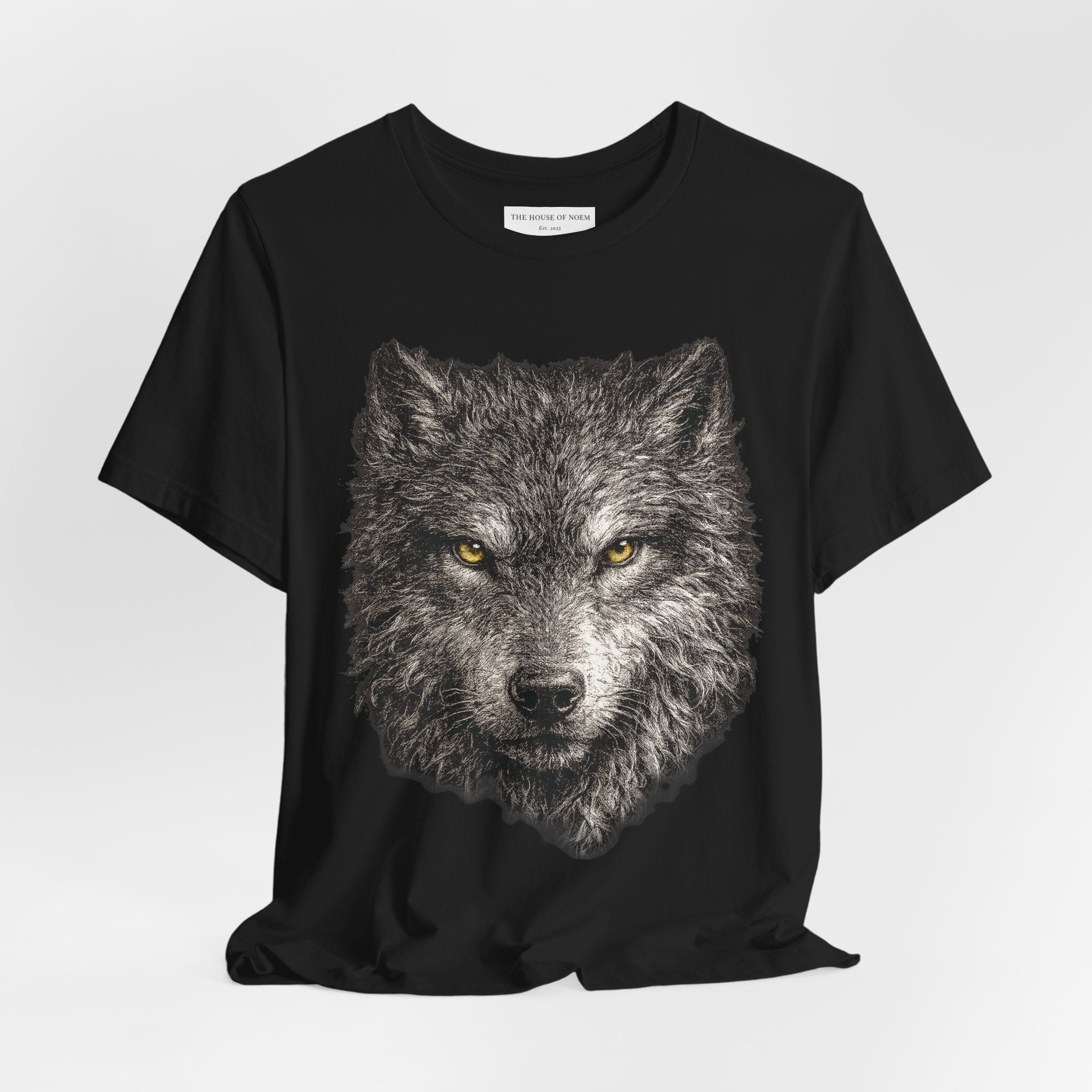 Gray Wolf Shirt - Wildlife Art - Pen and Ink - Wolf Gift - Still Here