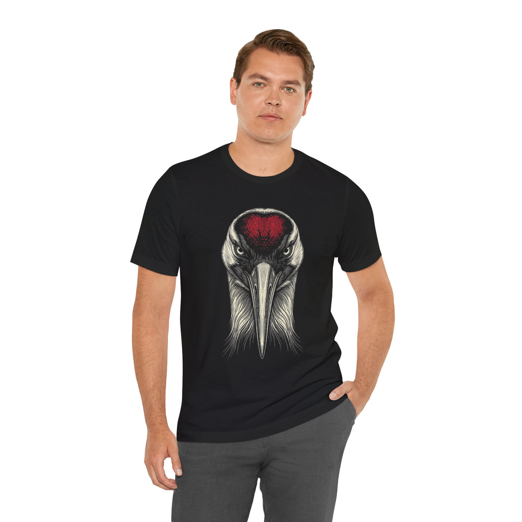 Whooping Crane Shirt - Wildlife Art - Pen and Ink - Bird Gift - Still Here
