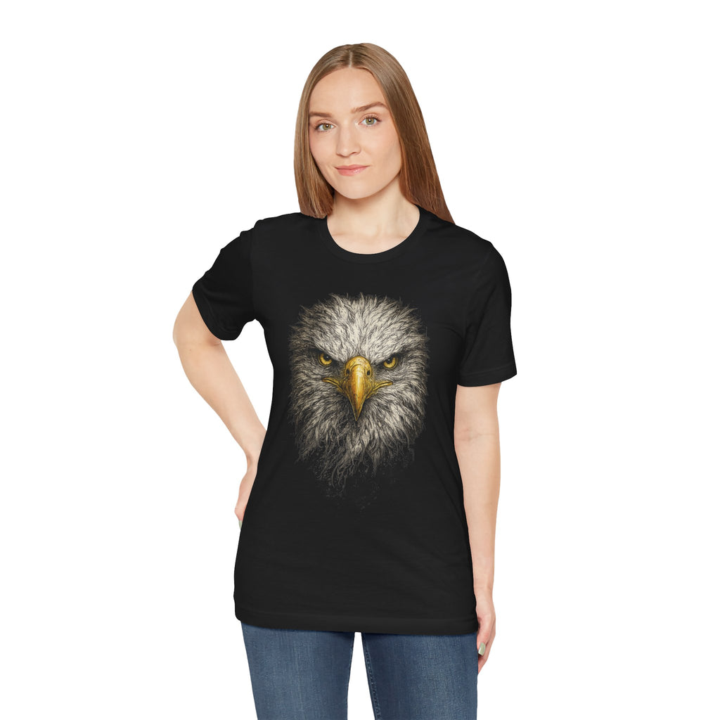 Bald Eagle Shirt - Wildlife Art - Pen and Ink - Bird of Prey Gift - Still Here