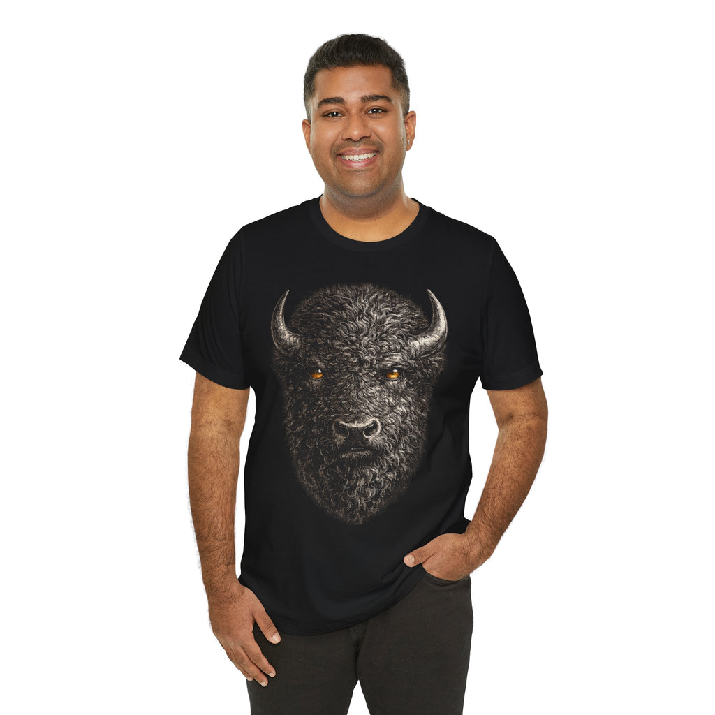 American Bison Shirt - Wildlife Art - Still Here - America 250 - 1776 2026