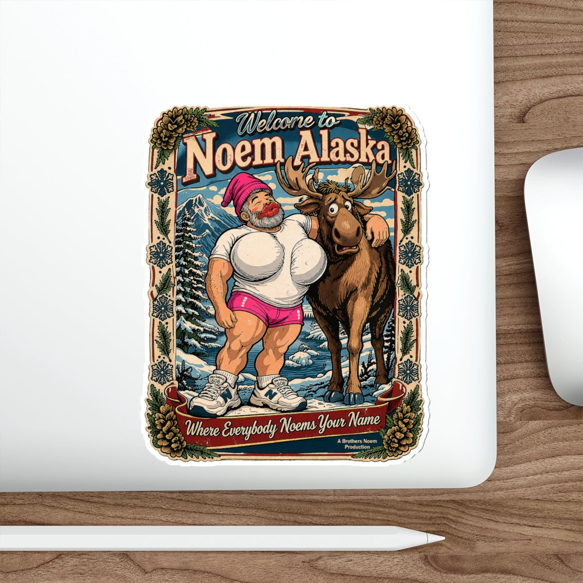 Welcome to Noem Alaska - Die-Cut Sticker