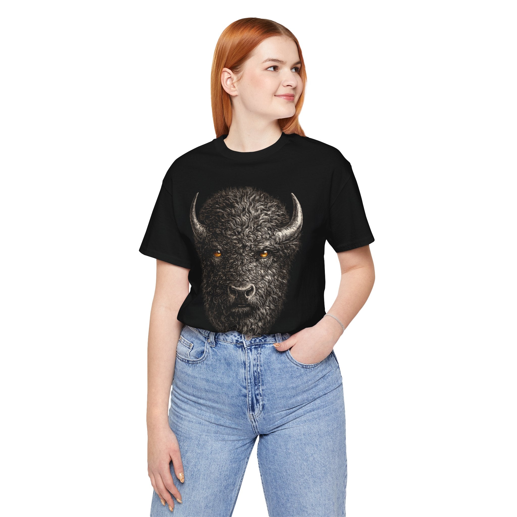American Bison Shirt - Wildlife Art - Still Here - America 250 - 1776 2026