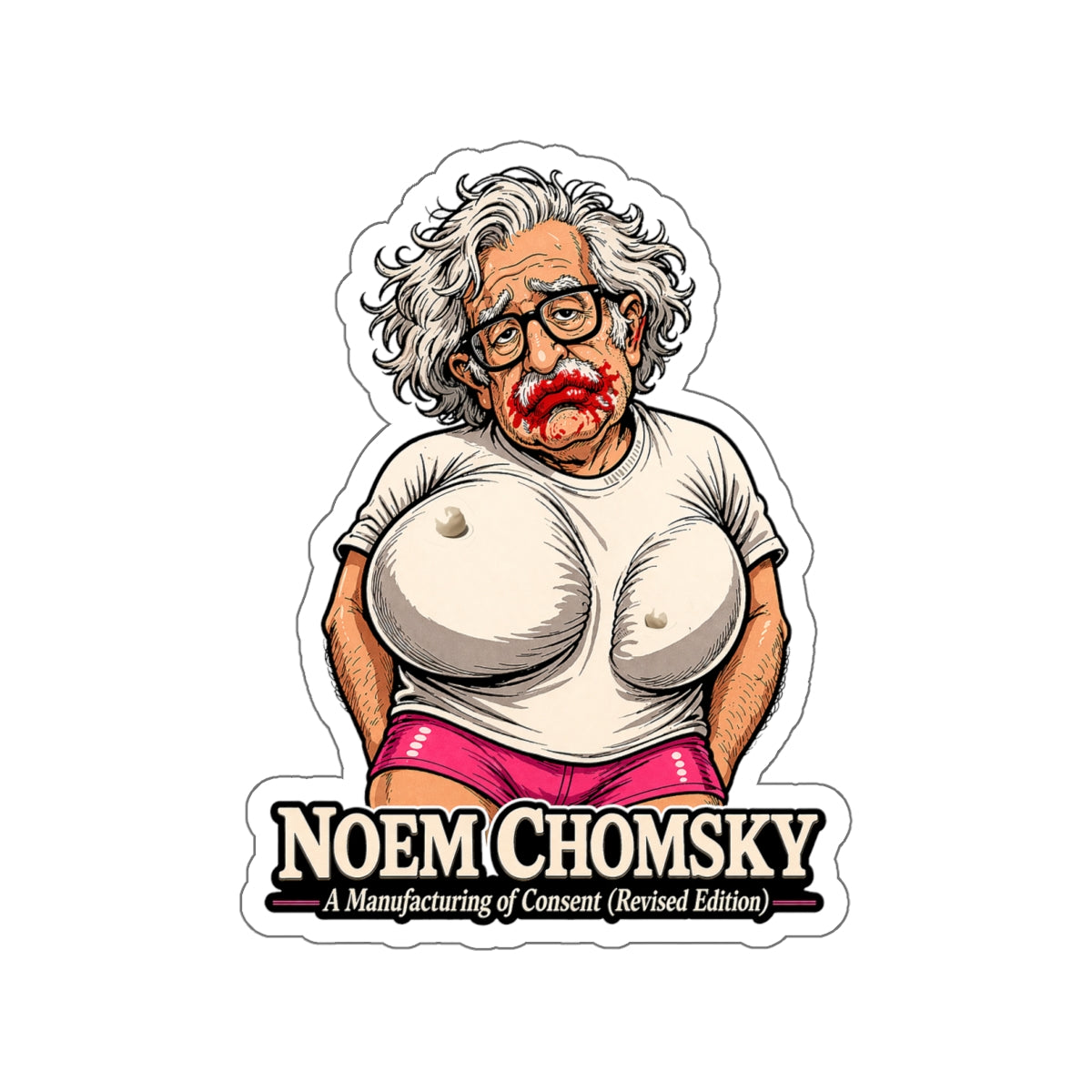 Noem Chomsky - Die-Cut Sticker