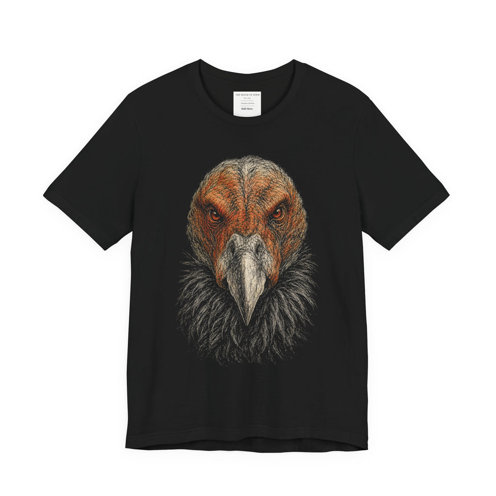 California Condor Shirt - Wildlife Art - Pen and Ink - Bird of Prey Gift - Still Here